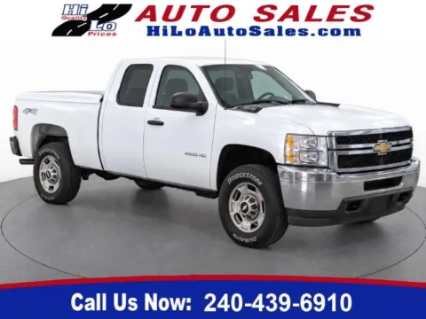 White 2012 Chevrolet Silverado 2500 HD Work Truck for sale in Frederick, MD