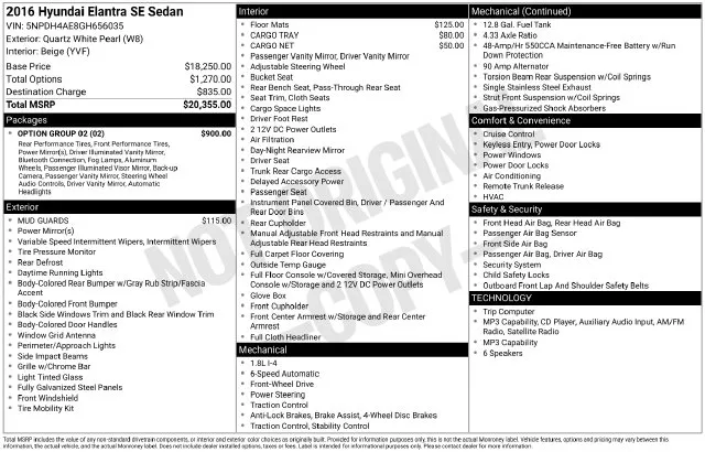 2016 Hyundai Elantra SE for sale in Frederick, MD