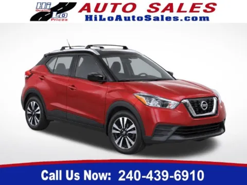 Red 2020 Nissan Kicks SV for sale in Frederick, MD