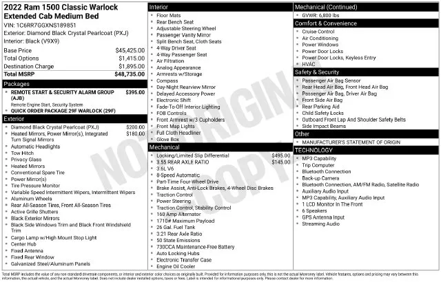 2022 Ram 1500 Classic Warlock for sale in Frederick, MD