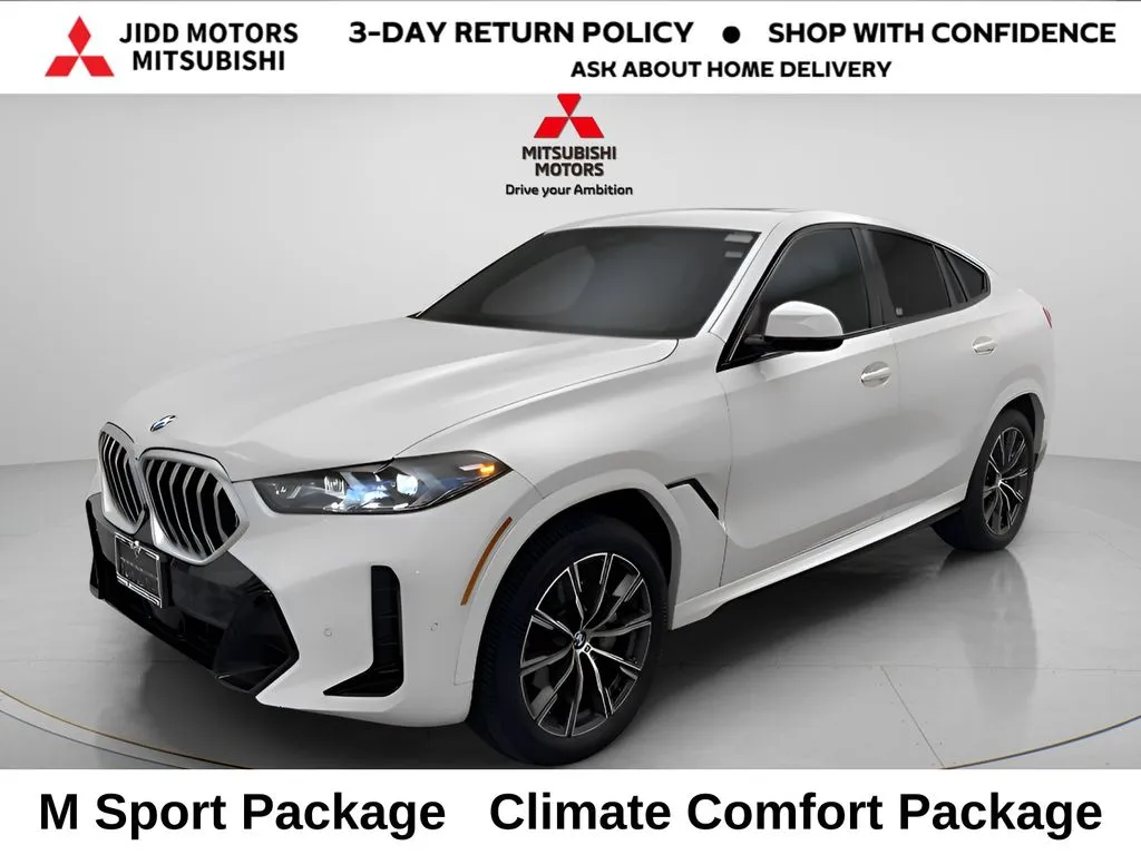 White 2025 BMW X6 xDrive40i for sale in Des Plaines, IL
