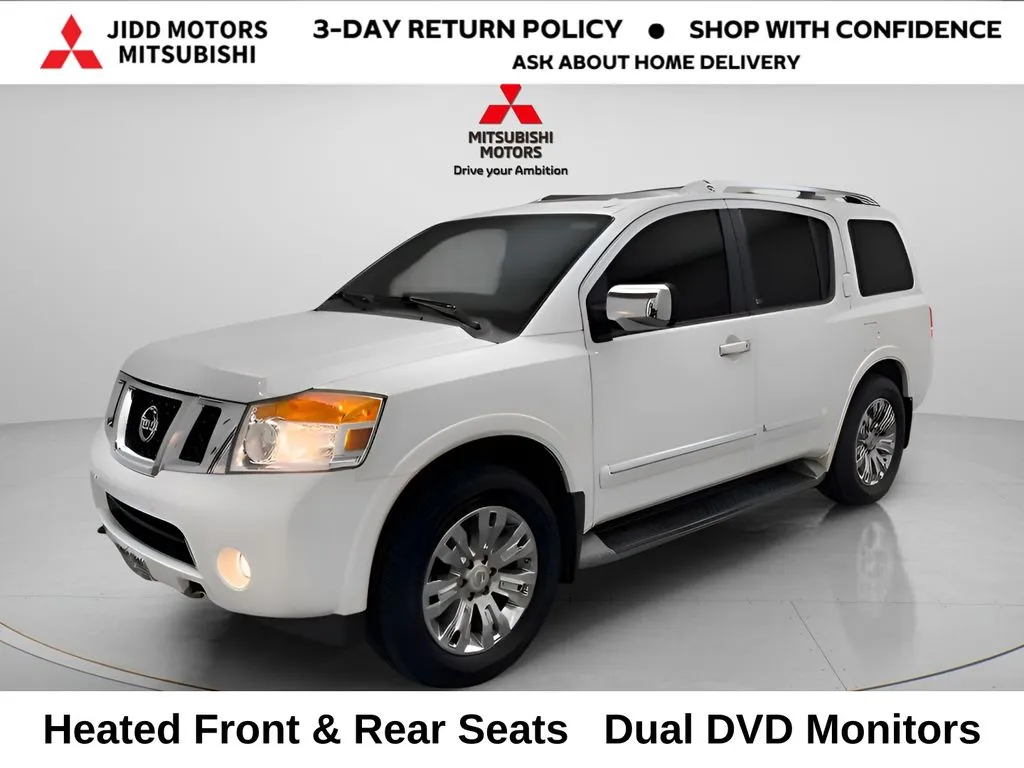 White 2015 Nissan Armada Platinum for sale in Des Plaines, IL