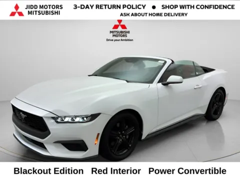 White 2024 Ford Mustang EcoBoost Premium for sale in Des Plaines, IL