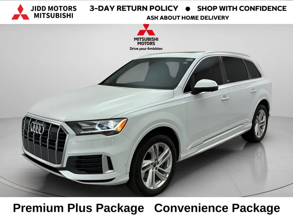 White 2023 Audi Q7 45 Premium Plus for sale in Des Plaines, IL