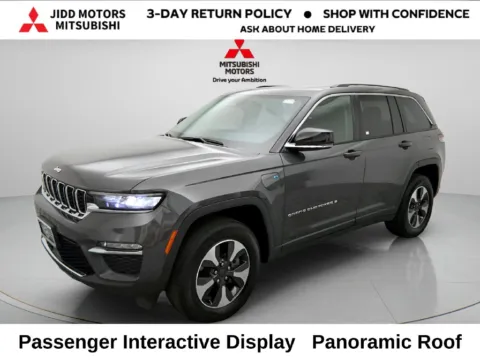 Gray 2023 Jeep Grand Cherokee 4xe for sale in Des Plaines, IL