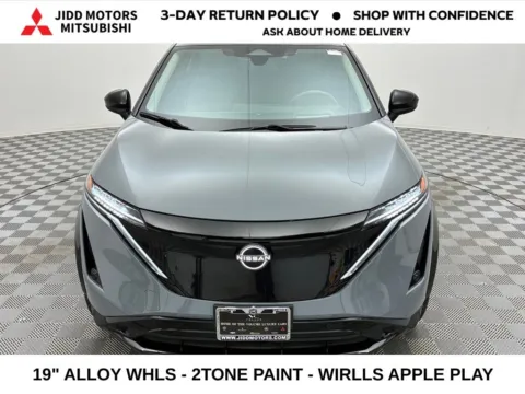 Photos of 2025 Nissan Ariya ENGAGE+ e-4ORCE for sale in Des Plaines, IL at Jidd Motors Mitsubishi