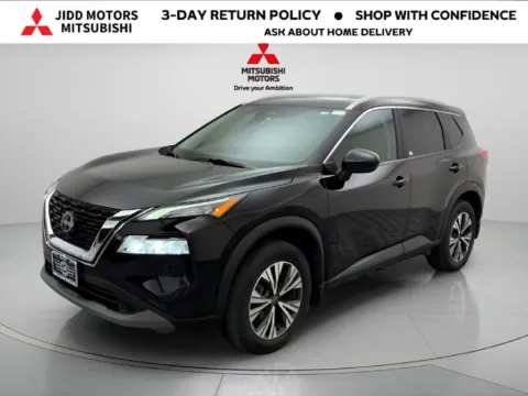 Black 2023 Nissan Rogue SV for sale in Des Plaines, IL