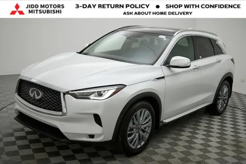 White 2023 INFINITI QX50 LUXE for sale in Des Plaines, IL