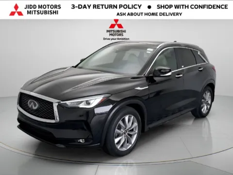 Black 2022 INFINITI QX50 LUXE for sale in Des Plaines, IL