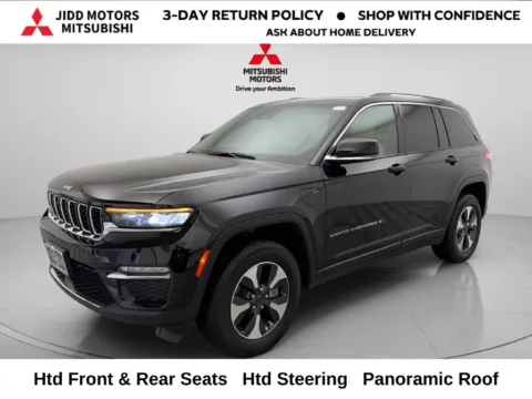 Black 2023 Jeep Grand Cherokee 4xe for sale in Des Plaines, IL