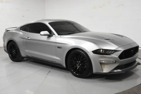 Silver 2021 Ford Mustang GT Premium for sale in McAllen, TX