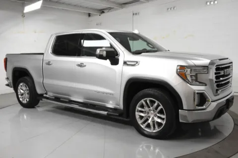 Silver 2021 GMC Sierra 1500 SLT for sale in McAllen, TX