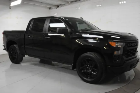 Black 2023 Chevrolet Silverado 1500 Custom for sale in McAllen, TX
