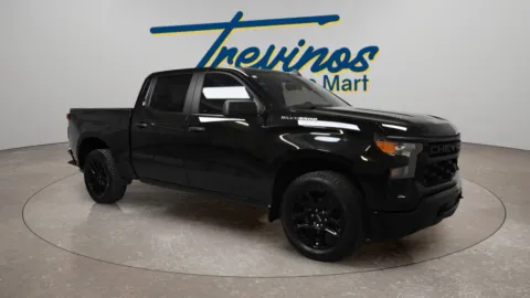 Black 2023 Chevrolet Silverado 1500 Custom for sale in McAllen, TX