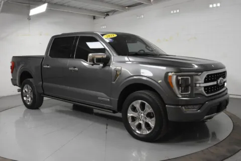 Gray 2021 Ford F-150 Platinum for sale in McAllen, TX