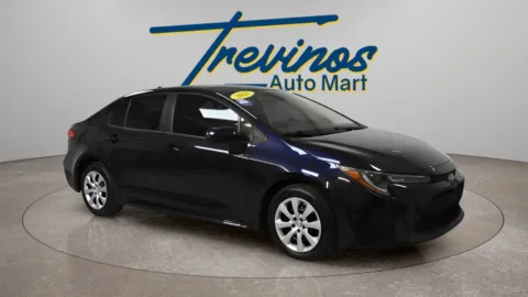 Blue 2021 Toyota Corolla LE for sale in McAllen, TX