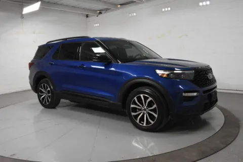 Blue 2021 Ford Explorer ST for sale in McAllen, TX