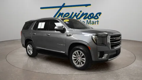 Silver 2021 GMC Yukon SLT for sale in McAllen, TX