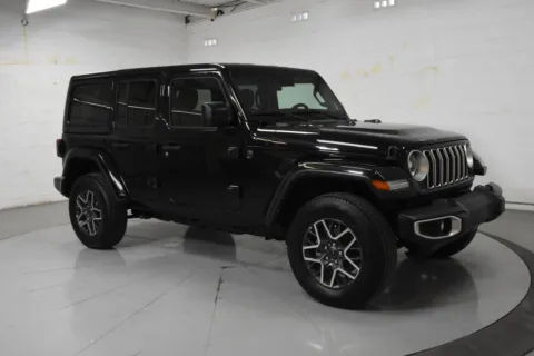 Black 2025 Jeep Wrangler Sahara for sale in McAllen, TX