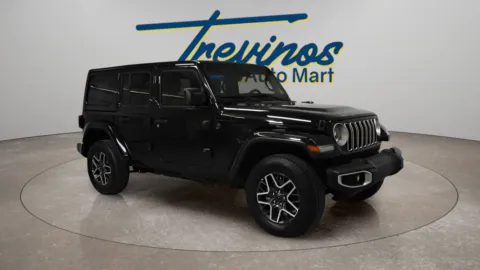 Black 2025 Jeep Wrangler Sahara for sale in McAllen, TX