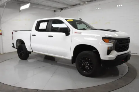 White 2025 Chevrolet Silverado 1500 Custom Trail Boss for sale in McAllen, TX