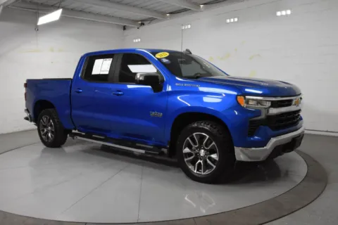 Blue 2022 Chevrolet Silverado 1500 LT for sale in McAllen, TX