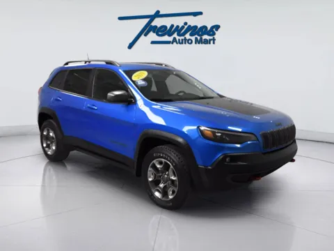 Blue 2019 Jeep Cherokee Trailhawk for sale in McAllen, TX