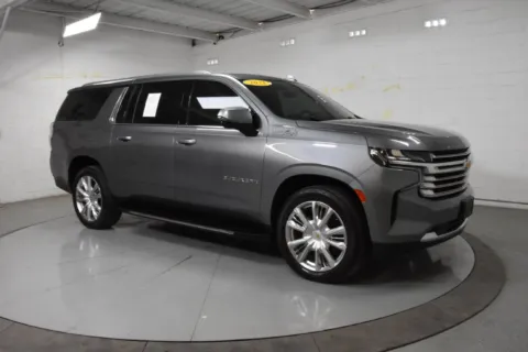 Gray 2021 Chevrolet Suburban High Country for sale in McAllen, TX
