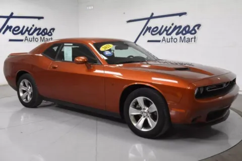 Orange 2021 Dodge Challenger SXT for sale in McAllen, TX