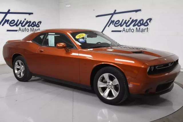 Orange 2021 Dodge Challenger SXT for sale in McAllen, TX