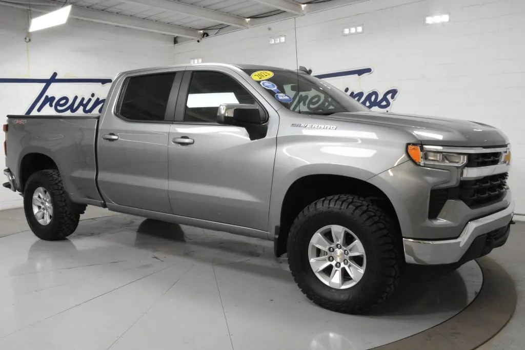 Gray 2023 Chevrolet Silverado 1500 Crew Cab LT Pickup 4D 6 1/2 ft for sale in McAllen, TX