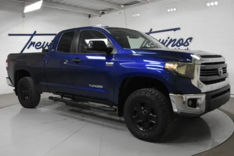 Blue 2014 Toyota Tundra Double Cab SR Pickup 4D 6 1/2 ft for sale in McAllen, TX