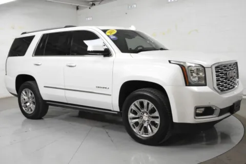 White 2019 GMC Yukon Denali Sport Utility 4D for sale in McAllen, TX