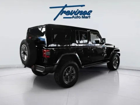 Photos of 2021 Jeep Wrangler Unlimited Sahara for sale in McAllen, TX at Trevinos Auto Mart