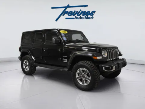 Black 2021 Jeep Wrangler Unlimited Sahara for sale in McAllen, TX