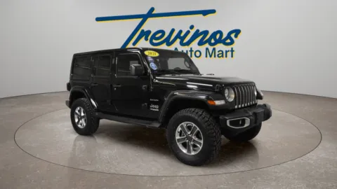Black 2021 Jeep Wrangler Unlimited Sahara for sale in McAllen, TX