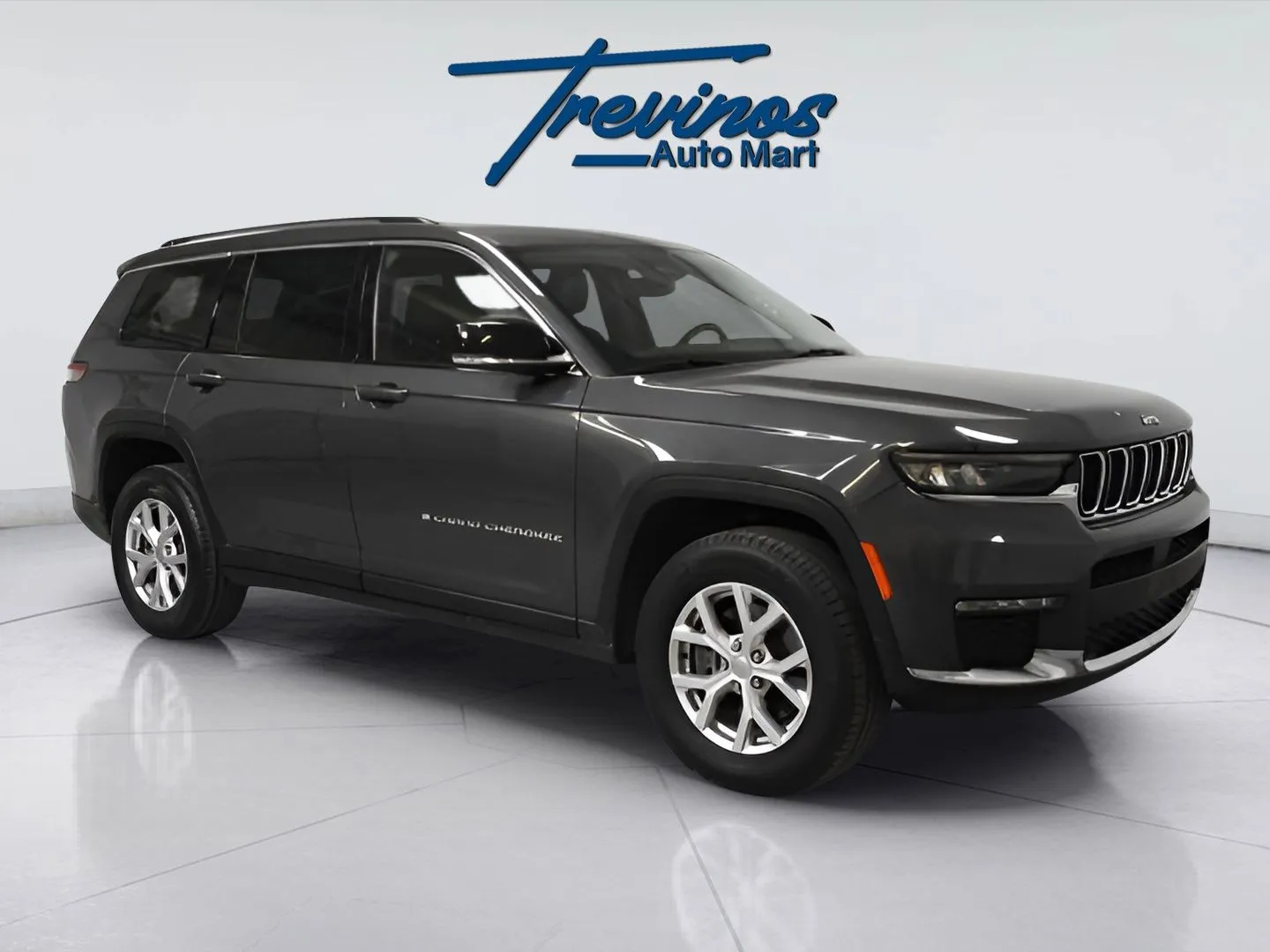 Gray 2022 Jeep Grand Cherokee L Limited for sale in McAllen, TX