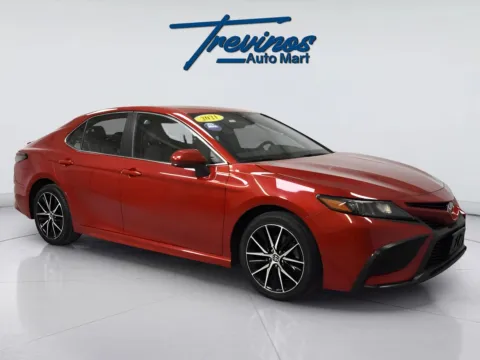 Red 2021 Toyota Camry SE for sale in McAllen, TX