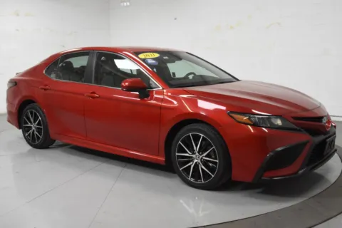 Red 2021 Toyota Camry SE for sale in McAllen, TX
