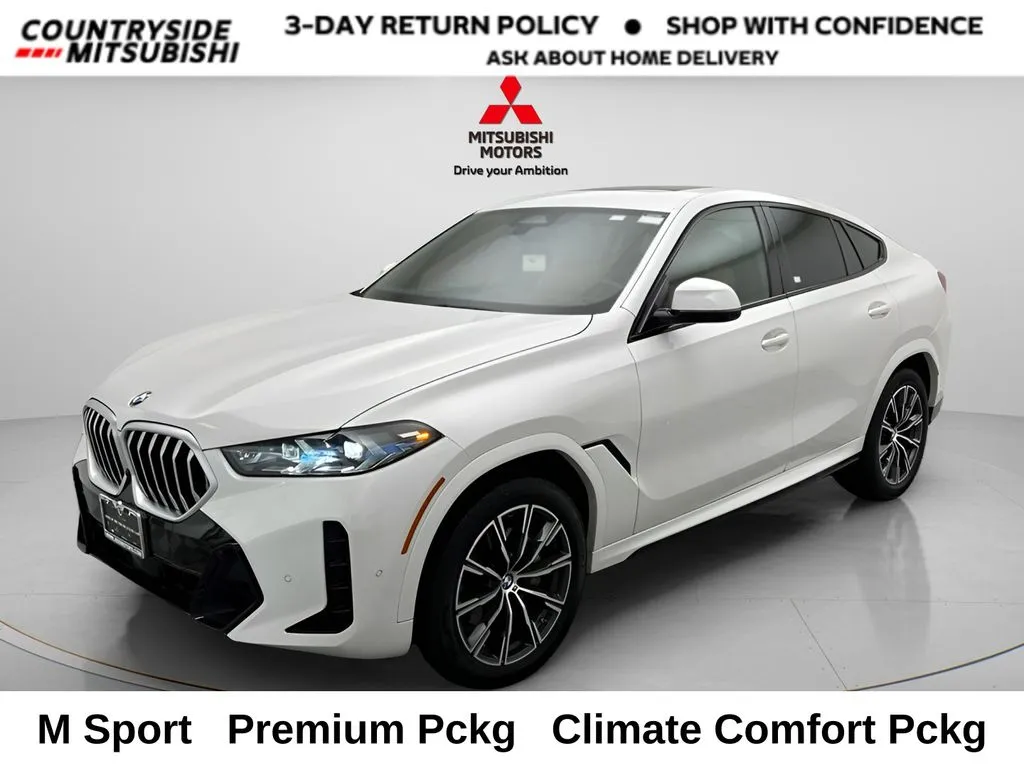 White 2025 BMW X6 xDrive40i for sale in Countryside, IL