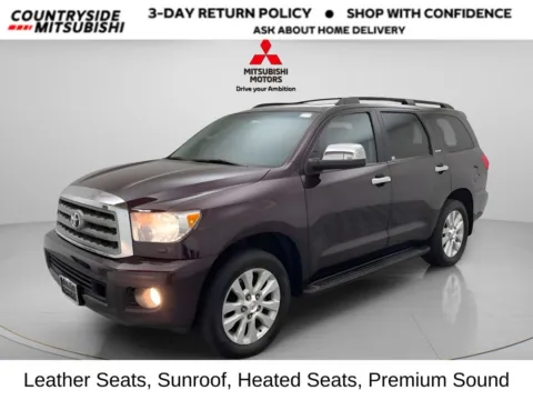 Red 2015 Toyota Sequoia Platinum for sale in Countryside, IL