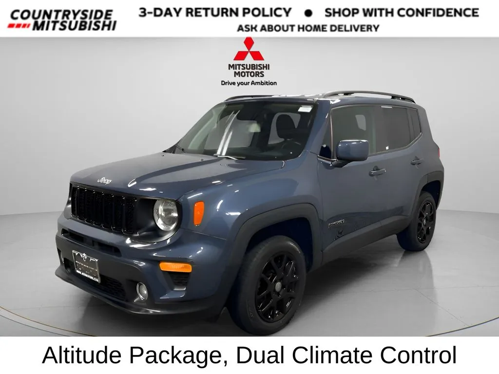 Blue 2020 Jeep Renegade Latitude for sale in Countryside, IL