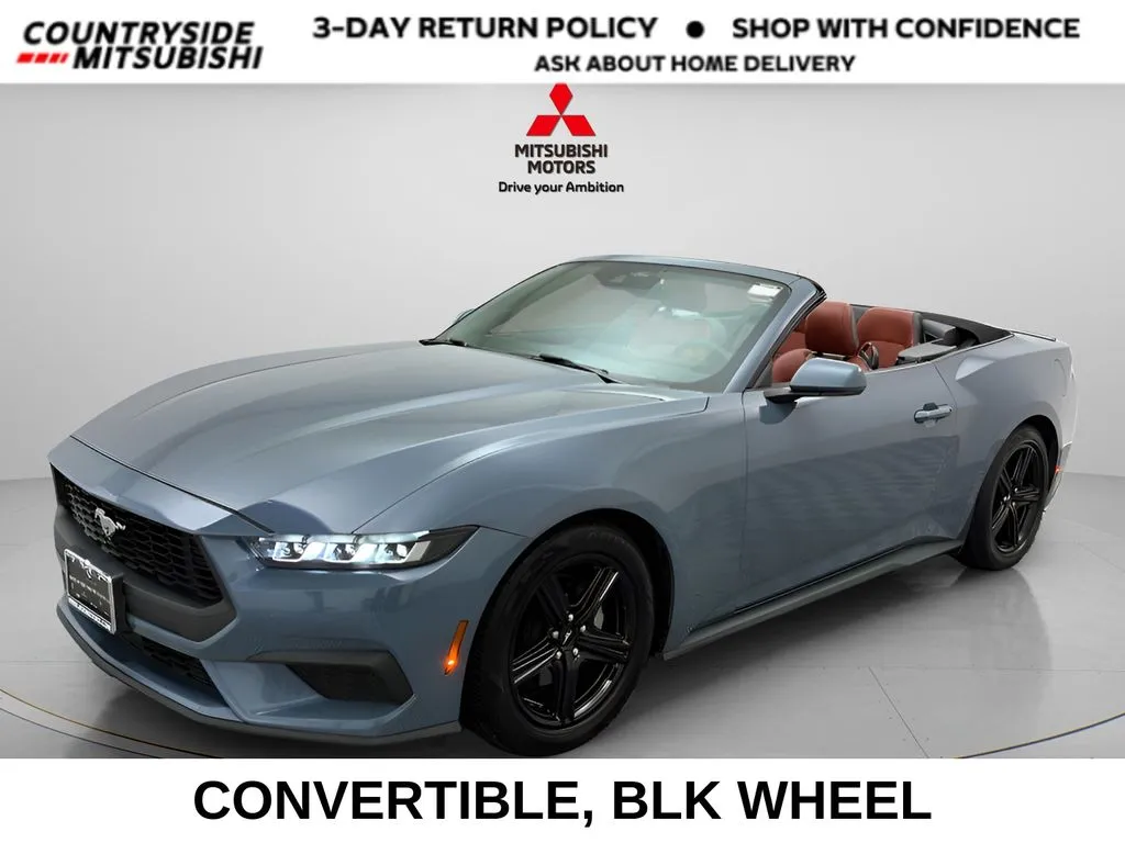 Blue 2024 Ford Mustang EcoBoost Premium for sale in Countryside, IL