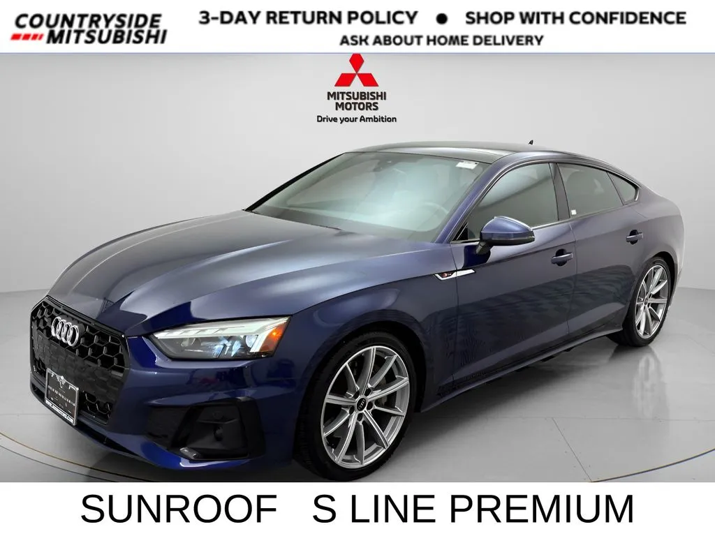 Blue 2025 Audi A5 Sportback 45 S line Premium for sale in Countryside, IL