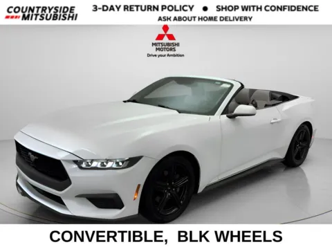 White 2024 Ford Mustang EcoBoost Premium for sale in Countryside, IL
