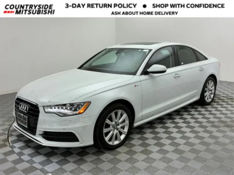 White 2015 Audi A6 3.0T Prestige for sale in Countryside, IL