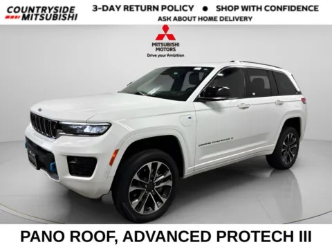 White 2023 Jeep Grand Cherokee Overland 4xe for sale in Countryside, IL