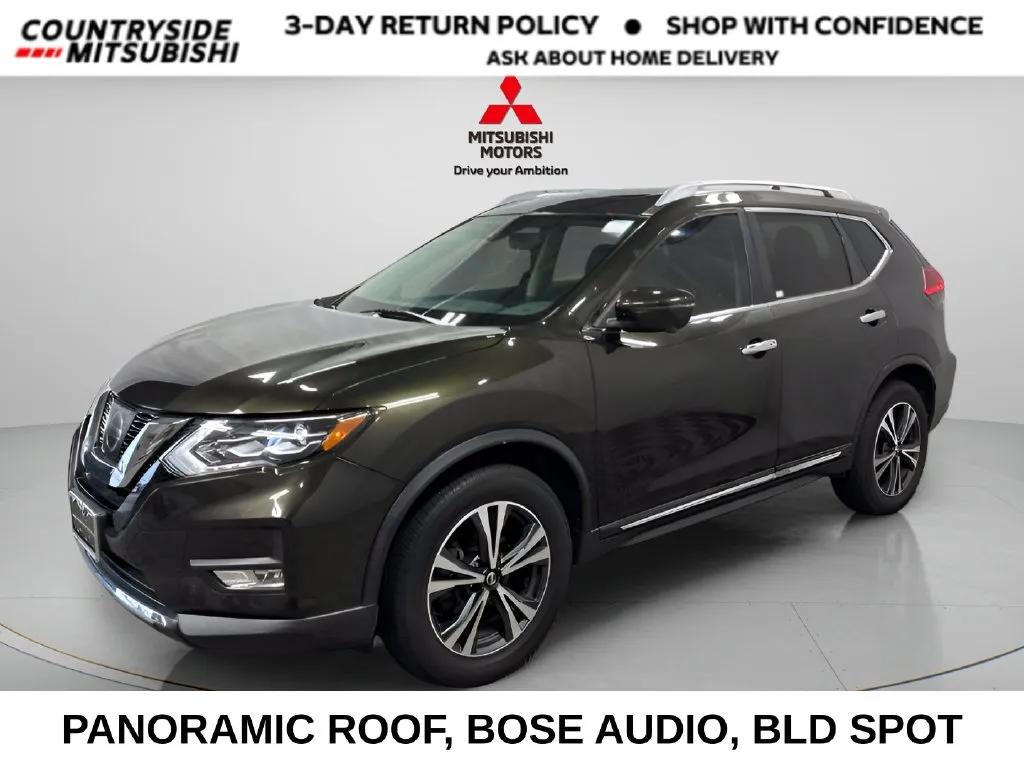 Green 2017 Nissan Rogue SL for sale in Countryside, IL
