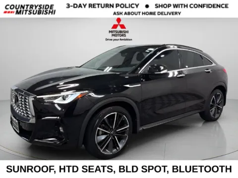 Black 2023 INFINITI QX55 LUXE for sale in Countryside, IL