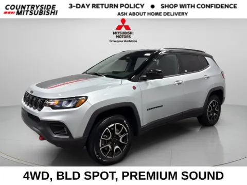 Silver 2025 Jeep Compass Trailhawk for sale in Countryside, IL